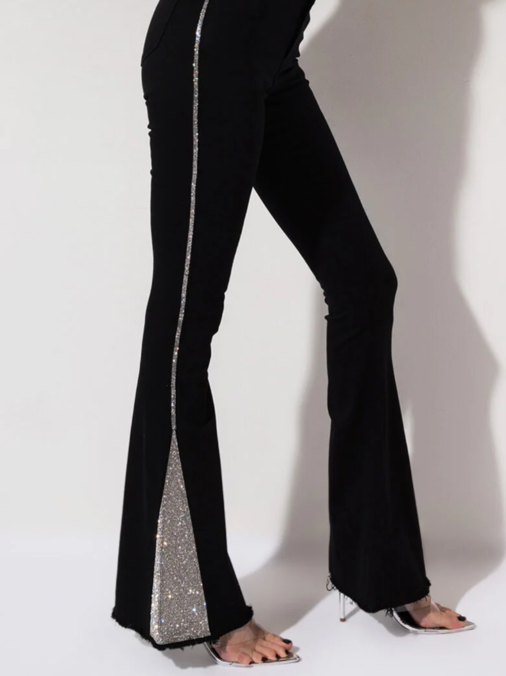 Akira Sexy Rhinestone Denim High Rise Denim 3 25 W25